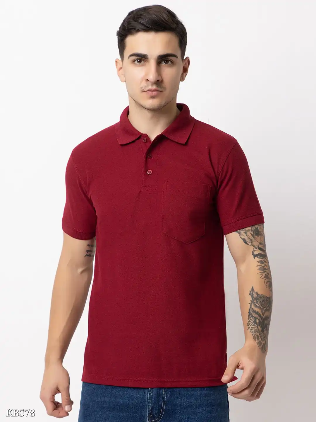 Maroon Polo Tshirt