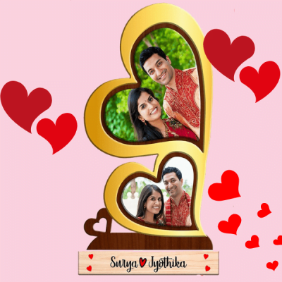 Love Gold Mirror Frame 3
