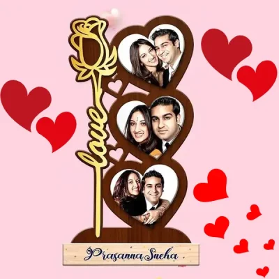 Love Gold Mirror Frame